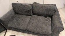 Argos Home Lisbon Fabric 2 Seater Sofa - Charcoal  COLLECTION ONLY