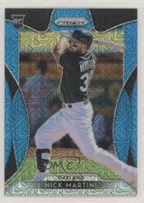 2019 Panini Prizm Tier III Blue Mojo Prizm 124/399 Nick Martini #280 kr4