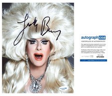 LADY BUNNY SIGNED ICONIC DRAG QUEEN LEGEND 8x10 PHOTO - ACOA COA