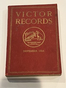 Antique Vintage Victor Records Catalog November 1914 Softcover
