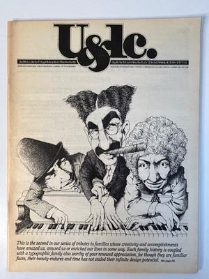 U&lc ''Upper and Lower Case'' ITC Typography   Vol. 13 No.   1 May 1986