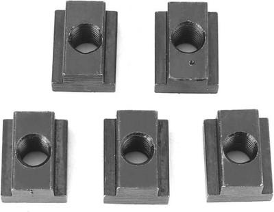 T Nut Schiene, T Nutensteine, 5 Stück Schwarzoxid-Finish T-Nutensteine, 