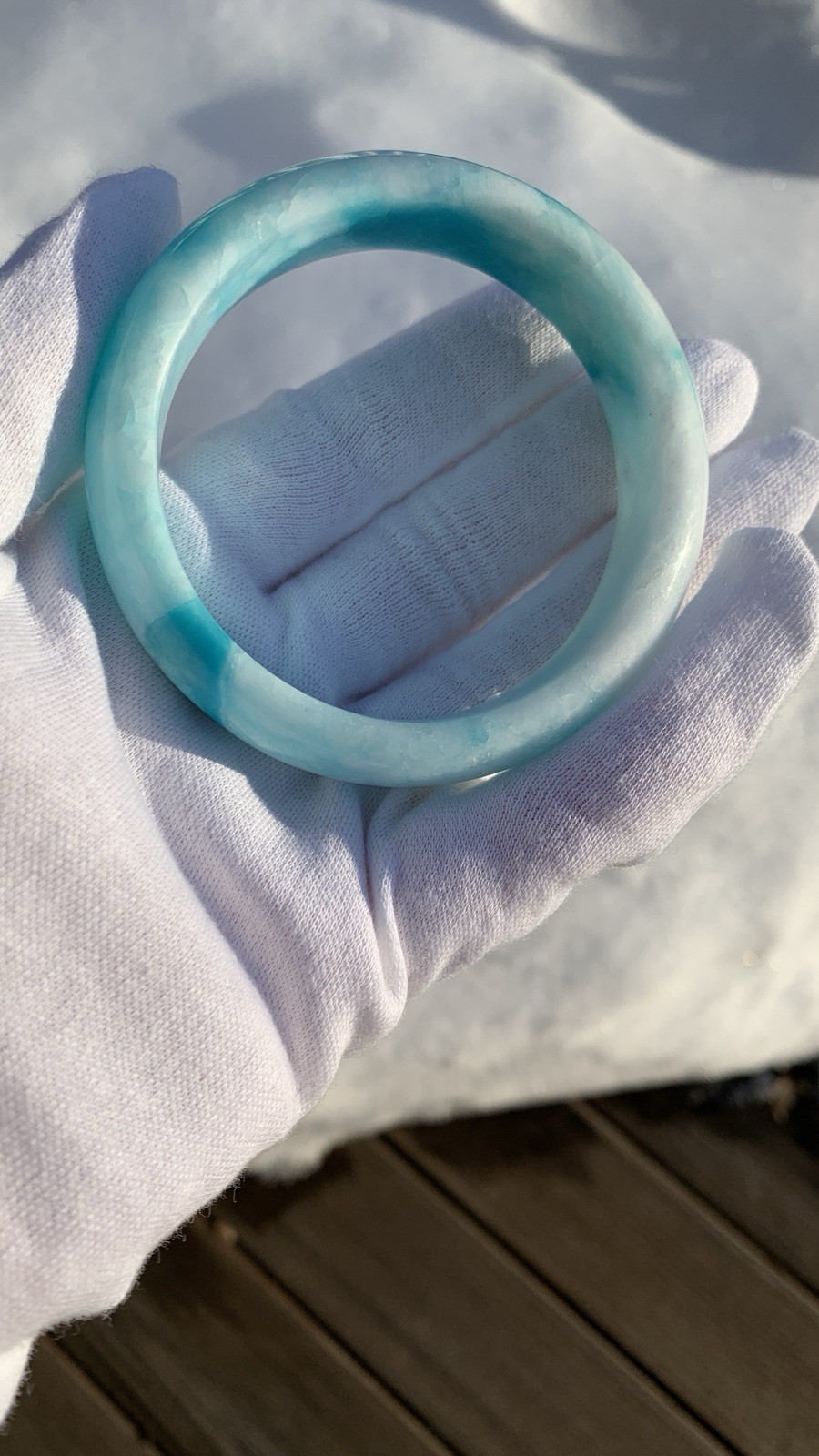 Hemimorphite Bangle - image 3