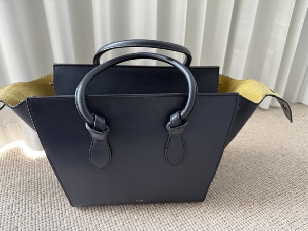 Celine Tie Leather Bag  With Dust Bag