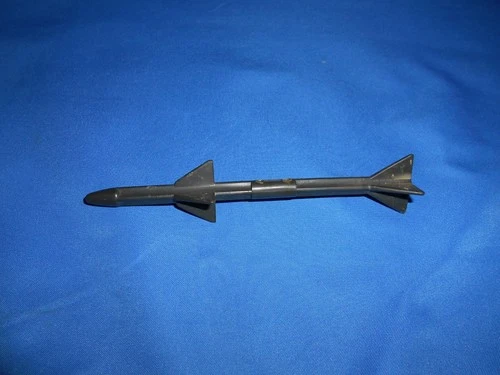 1983 GI JOE ARAH SKYSTRIKER JET  SPARROW MISSILE MINOR STRESS PART ACCESSORY