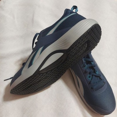 REEBOK LITE PLUS 4 WORK MEN'S ATHLETIC SHOE NAVY/GRAY BOOTS RB5104