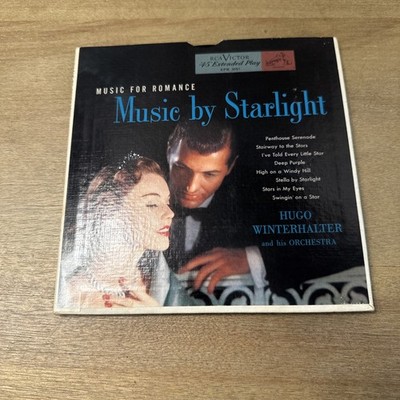 Hugo Winterhalter 45rpm EPB 3051 Music By Starlight 2 EP's 7inch