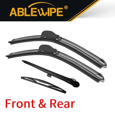 ABLEWIPE Front Rear Wiper Blade Arm Fit for Chevrolet Suburban 1500 2014-2007