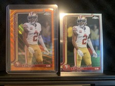 2025 Topps Chrome - Deommodore Lenoir #269 Orange Refractor /25. +1 Add Card