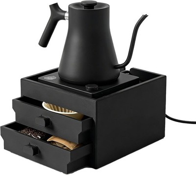 Coffee Brewer Organizer for Intasting Electric Kettle,Two-tier design with