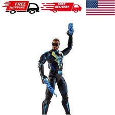Authentic Black Lightning 6    Action Figure with Bonus Build-A-Figure Piece