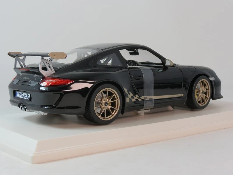 Norev Porsche 911 GT3 RS black & gold 2009 1/18 187563 - Immagine 4 di 4