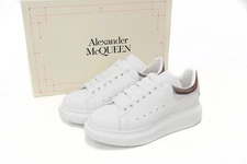Alexander McQueen cowhide white shoes comfortable fashionable classic durable