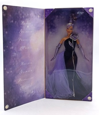 2001 Bob Mackie Avon The Sterling Silver Rose Barbie Puppe / Mattel 55452, NrfB