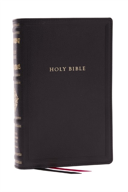 RSV Personal Size Bible with Cross References, Black Leathersoft, Thumb