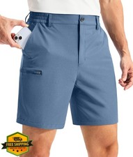 Soothfeel Mens Casual Shorts 7"/9" Golf Work Hiking Stretch