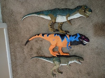 Jurassic Park Lot Chaos Effect Omega T-Rex, Bull T-Rex, & Thrasher T-Rex *READ*