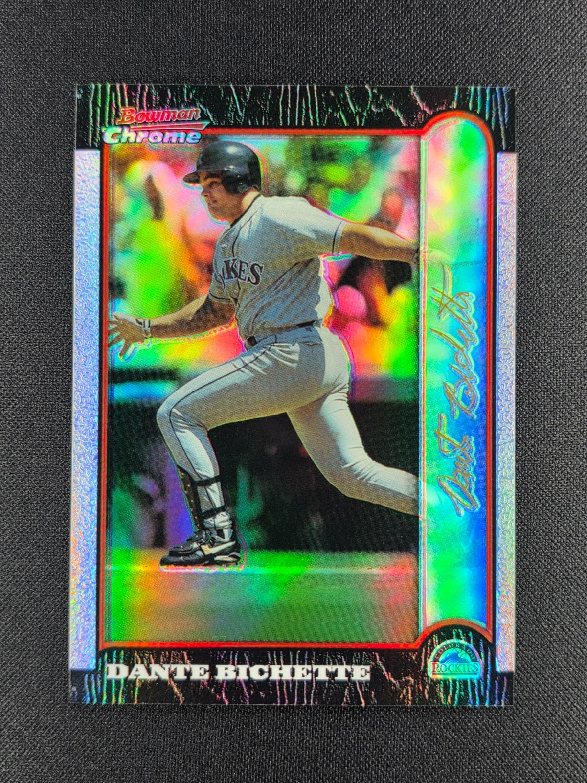 Dante Bichette 1999 Bowman Chrome Gold Refractor 13/25 #262 ROCKIES