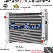 4 Row Aluminum Radiator For Various Toyota Models 16420U350071 16410F210071