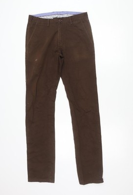 Braune Herren-Chinohose UK-Größe 30 von Timberland normale Passform