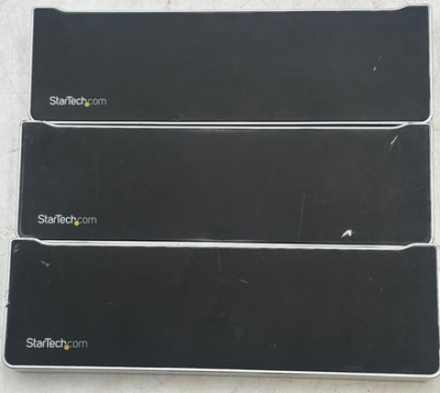 Lot of 3 StarTech.com DK30CH2DPPD Laptop Docking Station