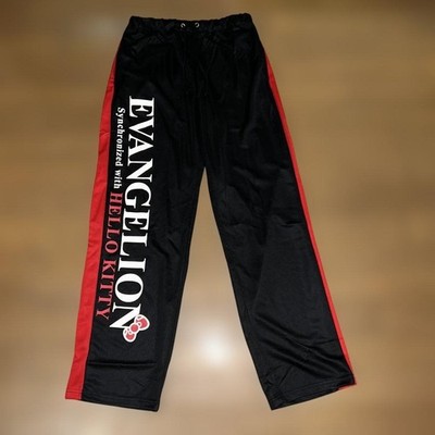 Hello Kitty x Evangelion Jersey Hose L Gr.