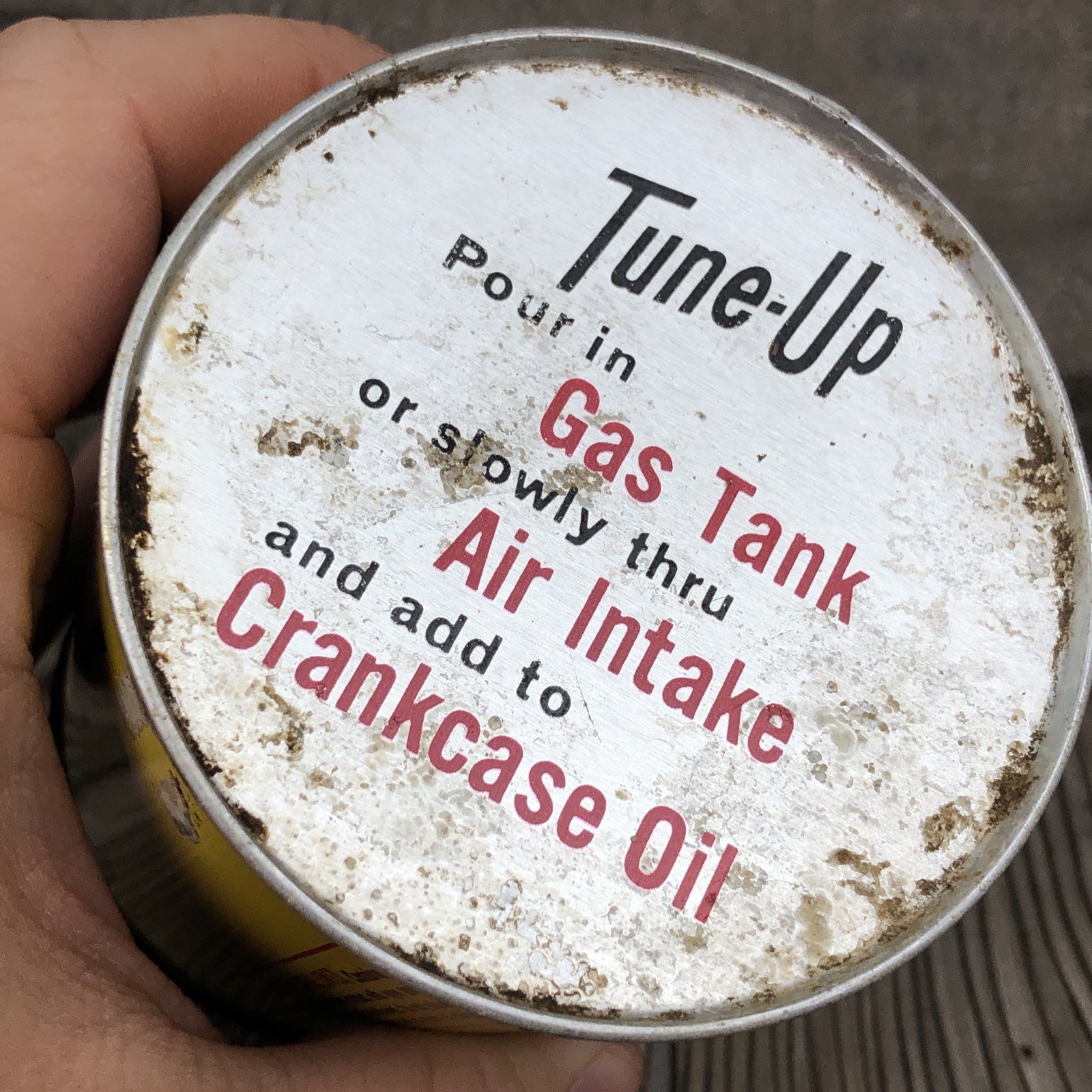 Vintage Casite Tune Up Oil Can Tin New 15 Fluid Oz