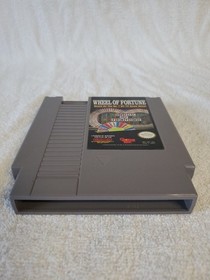 Nintendo NES Wheel of Fortune 1988 Game Cartridge Tested