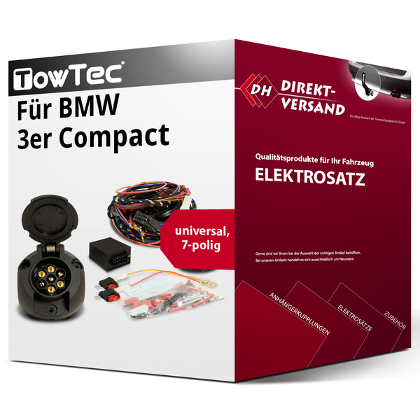 E-Satz 7Polig Universell für BMW 3Er Compact 03.1994-08.2000 Neu-image