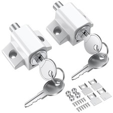 2 Pcs Sliding Door Window Locks Window Locks for Horizontal Sliding Windows P...