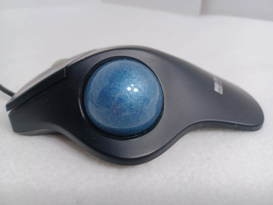 Micro Innovations Scroll Track Optical Trackball Mouse USB - Works - Image 3 of 4