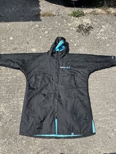 Dryrobe Advance Long Sleeve Changing Robe Black/Turquoise Size M Used