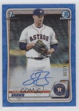 2020 Bowman Draft Chrome Picks Blue Wave Refractor 18/150 Tyler Brown Auto 9hx