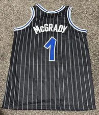 NEW Tracy McGrady Jersey Men's Large  Orlando SEWN Stitched #1