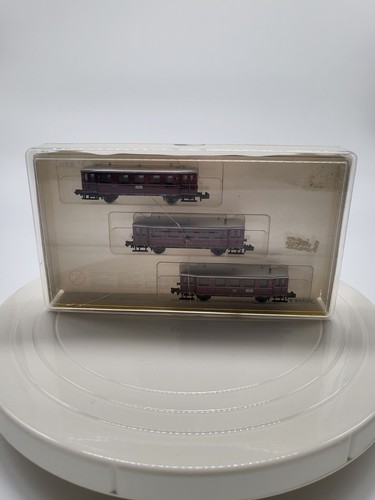 Minitrix Spur N 13720 Personenwagen Set 3.-teilig der DB in OVP | Zustand: Gebraucht
