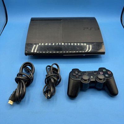Sony PlayStation 3 500GB Super Slim Black PS3 Video Game Console CECH-4001C
