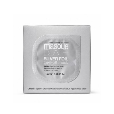 Masque Bar Silver Foil Peel-off Mask 0.51 fl oz