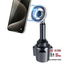 Phone Cup Holder for Car Mount Compatible with MagSafe, Quick Extension Long