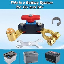 12V/24V Car Battery Disconnect Switch Automatic Manual Circuit Breaker Protector