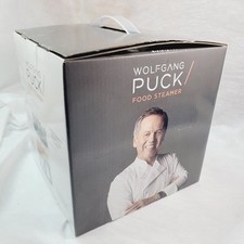 Wolfgang Puck BPA-Free Stackable 2-Tier Baskets Food Steamer 400-Watt NEW Open B