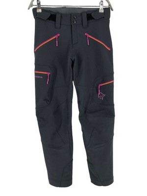 NORRONA Damen Svalbard Flex1 Wasserdichte Regenhose Schwarz 2XS W28 L30