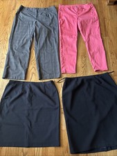 Lot of 4 Women s Plus 18 18W: 2 Pants Slacks ...