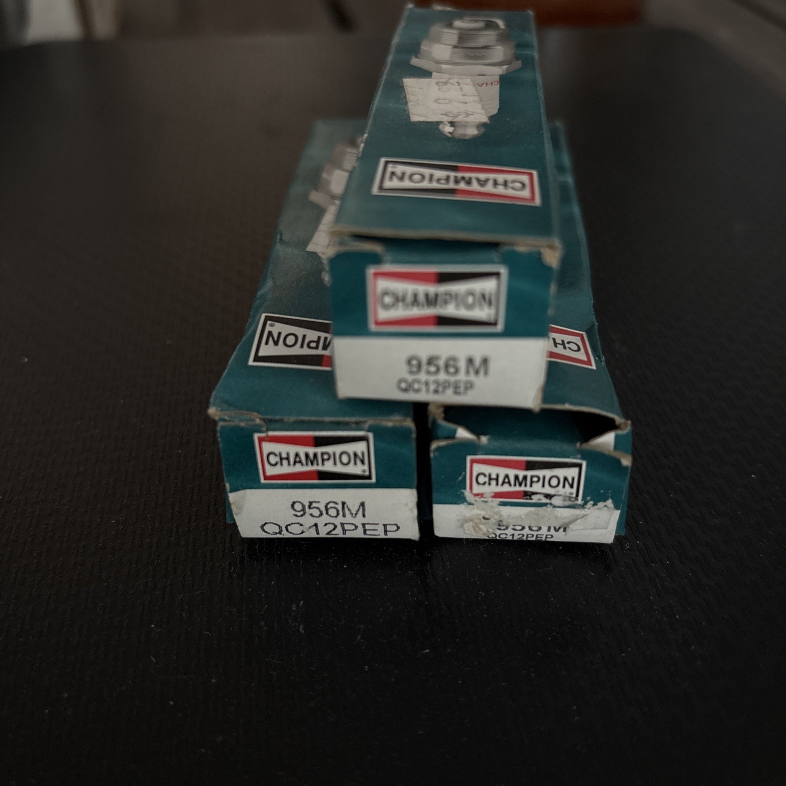 Champion 956M Copper Plus Spark Plugs QC12PEP Marine - 3 Pieces