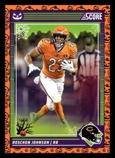 Roschon Johnson 2024 Score-A-Treat Orange Pumpkins #48 Chicago Bears *032