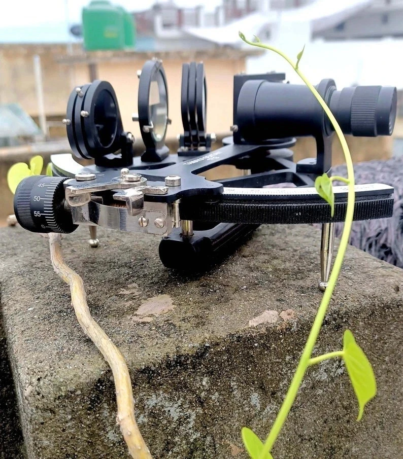 Náutico 9" Aluminio Tamaya 1712 Sextante Marino Trabajo Navegación X-mass Regalo Foto 3 de 4