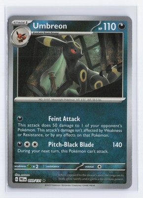Umbreon (Poke Ball Pattern) 059/131 SV: Prismatic Evolutions Rare NM