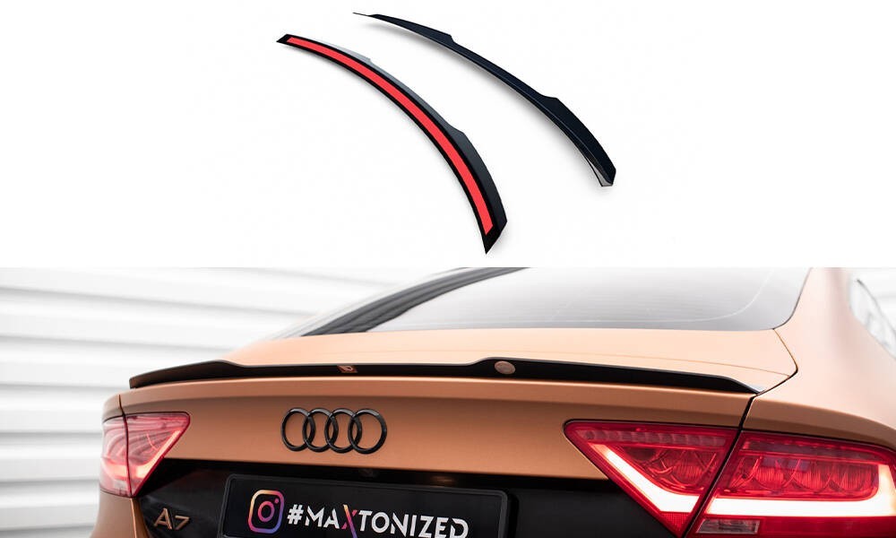 Extension de becquet Maxton Audi A7 C7 spoiler cap finition premium look motorsport