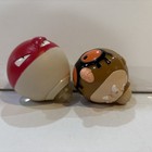 1999 Vintage Burger King Toy Pokemon HOOT HOOT & VOLTORB REV-TOP & Pokeball used — photo 2