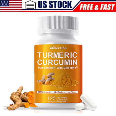 Turmeric Curcumin 10000mg Herbal Extract with BioPerine High Absorption 120ct