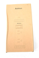 Addtam Flat Extension Cord 15' Plug Power Strip 6 Outlet Extender White